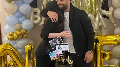 مفاجأة من فرح الموجي لـ أحمد جمال بعيد ميلاده الأول بعد زواجهما