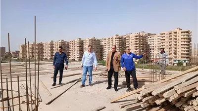 وكيل وزارة الشباب يتابع الأعمال الإنشائية بمركز شباب مدينة المنيا