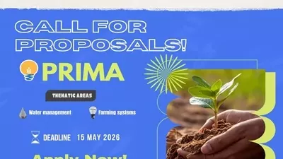 فتح باب التقدم لبرنامج PRIMA لدعم مشروعات الزراعة والمياه