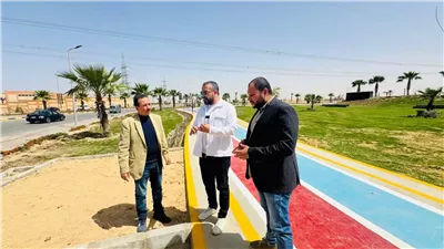 تطوير جديد بالحديقة المركزية في العبور الجديدة .. صور