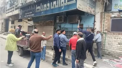 أكبر حملة لرفع الإشغالات وإزالة المخالفات في حي ثان الإسماعيلية