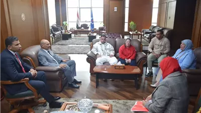 محافظ السويس يدعم اطفال ذوي الهمم