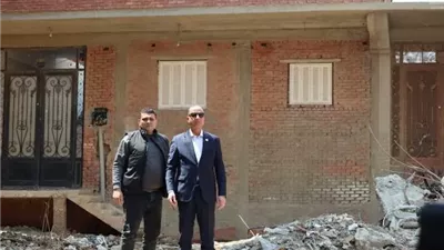 محافظ الجيزة يضبط حالات بناء مخالف وتعديات على الأراضي الزراعية