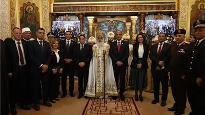 محافظ الجيزة يزور مطرانية الجيزة للأقباط الأرثوذكس