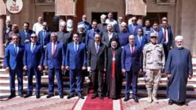 محافظ سوهاج يزور المطرانيات لتقديم التهنئة للأخوة الأقباط