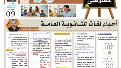 لطلاب لغات.. مراجعة في مادة الأحياء ثانوية عامة 2026