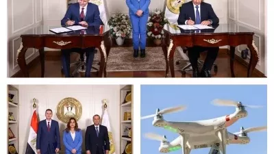 منال عوض : منظومة الدرون الذكي لتعزيز الرقابة بالمحافظات