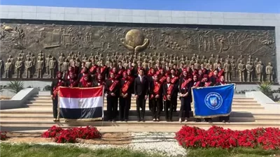 طلاب جامعة القناة يزورون المشروعات التنموية في جنوب سيناء