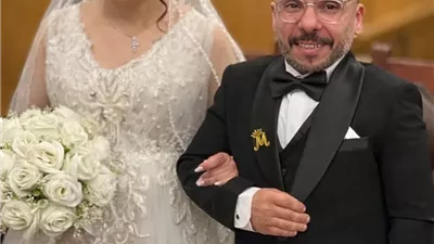 مينا أبو الدهب يحتفل بحفل زفافه