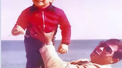 خالد سليم يتذكر والده الراحل: عيدك أحلى فى الجنة