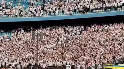 هتافات جماهير الزمالك تهز استاد القاهرة خلال مواجهة شباب بلوزداد