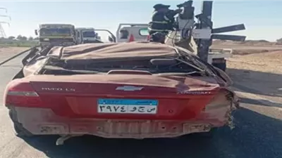 مصرع 3 طلاب أثر إنقلاب سيارة ملاكي فى قنا