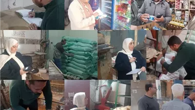 ضبط 28 مخالفة في حملات تموينية بالقليوبية على المخابز ومحطات الوقود