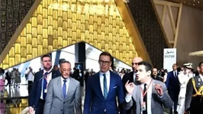 رئيس جمهورية فنلندا يزور المتحف المصري الكبير ومنطقة أهرامات الجيزة