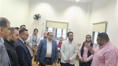 جامعة كفر الشيخ تستقبل لجنة وزارة الصحة لمتابعة وحدة الفيروسات