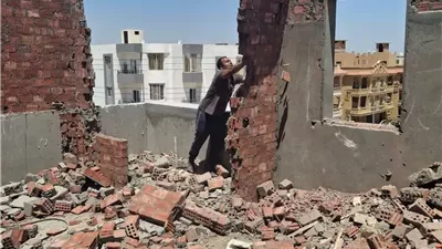 إزالة فورية ومصادرة مواد بناء في 6 أكتوبر الليلة