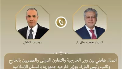 وزير الخارجية يبحث مع نظيره الباكستاني مسار المفاوضات الأمريكية - الإيرانية