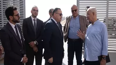 وزير التعليم العالي يتفقد الحرم الجديد لجامعة سنجور ببرج العرب
