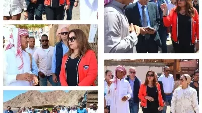 وزيرة التنمية المحلية والبيئة : تطوير خدمات 