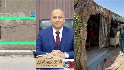 جهاز بدر يقطع المرافق عن إحدى الجهات الهامة ويشن حملة إشغالات.. بالصور