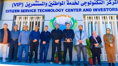 رئيس جهاز دمياط الجديدة يطلق خدمة الـ