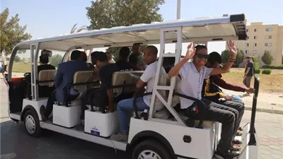 بدء التشغيل الفعلي لحافلة كهربائية مخصصة لذوى الاحتياجات الخاصة