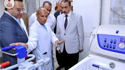 محافظ سوهاج يتفقد مستشفى سوهاج العام