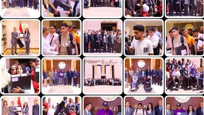 وزيرة التضامن تشهد توزيع عدد من الأجهزة التعويضية لطلاب الجامعات