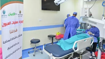 تضامن كفرالشيخ ٢٩عملية عيون لغير القادرين بكفرالشيخ