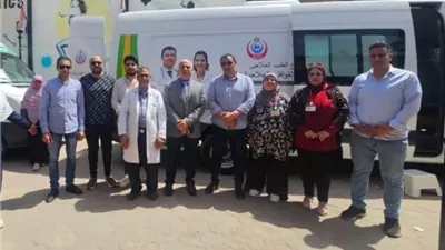 وكيل صحة القليوبية يتفقد قافلة طبية مجانية ببنها لخدمة المواطنين