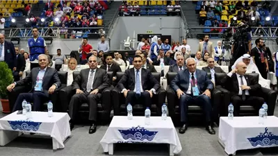 وزير الشباب و محافظ الإسماعيلية يفتتحان بطولة العالم لرفع الأثقال
