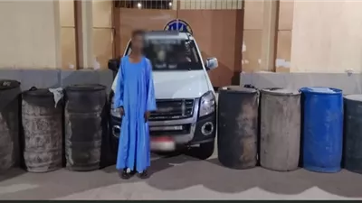 ضبط سيارة محملة بـ1000لتر سولار قبل بيعها في السوق السوداء بأسوان
