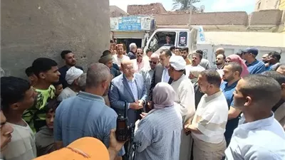 قيادات الجيزة وهيئة الأصلاح الزراعي يتابعون تقنين أراضى الدولة