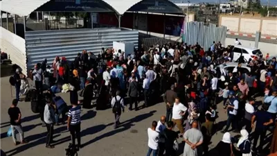 معبر رفح يستقبل دفعة جديدة من العائدين إلى قطاع غزة