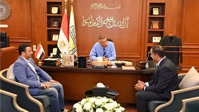 محافظ جنوب سيناء يستقبل مفوض نقابة المهندسين