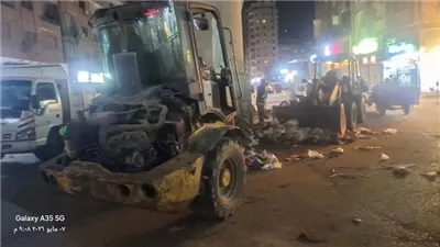محافظ الجيزة يتفقد حي الدقي ليلاً