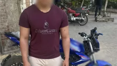 ضبط طالب تعدى على شاب بـ
