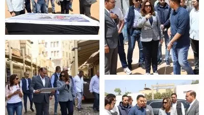 وزيرة التنمية المحلية تتفقد مشروع احتجاز المضبوطات بالخانكة