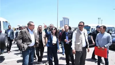وزيرة الإسكان تتفقد المركز التكنولوجي بالعلمين الجديدة