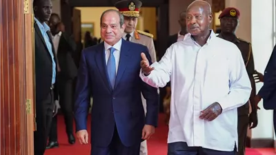 الرئيس السيسي يبحث مع رئيس أوغندا الأوضاع في السودان وفلسطين