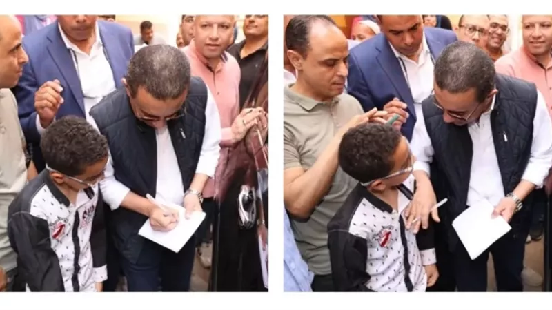 محافظ المنوفية يجبر