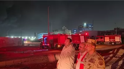 ارتفاع عدد المصابين فى حريقي العاشر الى 21 مصابا