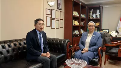 رئيسة القومي للمرأة وسفير سنغافورة يبحثان التعاون