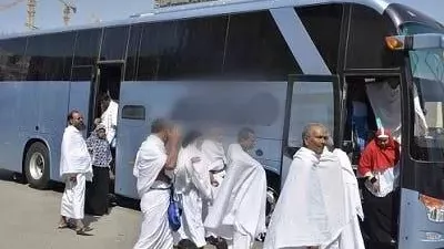 انطلاق اول فوج لحجاج الجمعيات الاهليه للاراضي المقدسه
