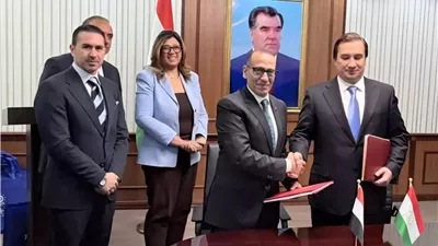 توقيع أول إتفاقية لخدمات النقل الجوى بين مصر وطاجيكستان