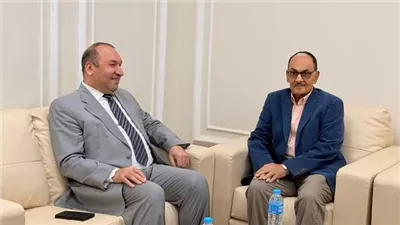 رئيس جامعة أسيوط الأهلية يستقبل أمين مجلس أمناء الجامعة