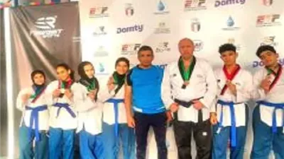 مكي يهنئ أبطال التايكوندو لحصولهم على13ميدالية في بطولة الجمهورية