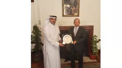 عميد قصر العيني يبحث التعاون نع رئيس المكتب الثقافي الكويتي