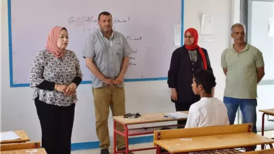 مدير تعليم جنوب سيناء تتابع الامتحانات ميدانيا