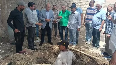 نائب محافظ الجيزة يتفقد عددا من المشروعات الخدمية بمنشأة القناطر